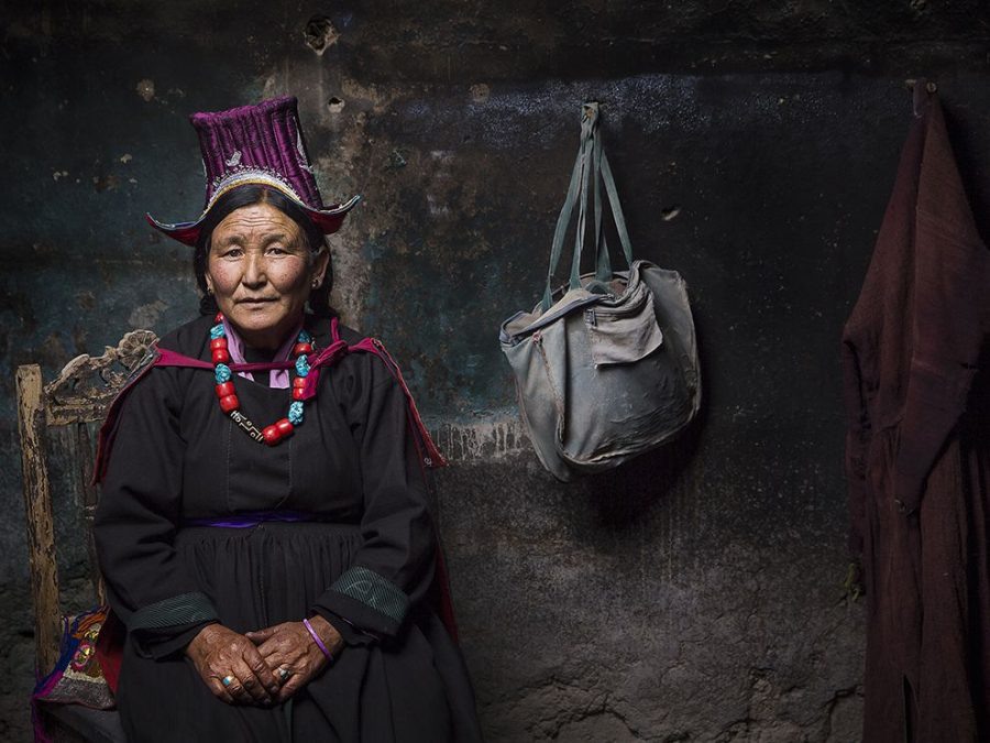 25 Portrait, Tibet. Photograph by Hassan Altaif