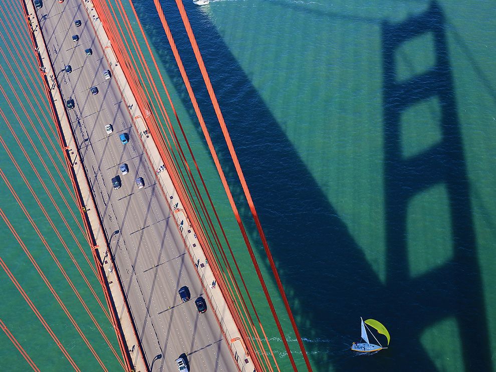19 High Time. Photograph by Tina Sullivan. Golden Gate Bridge in San Francisco.