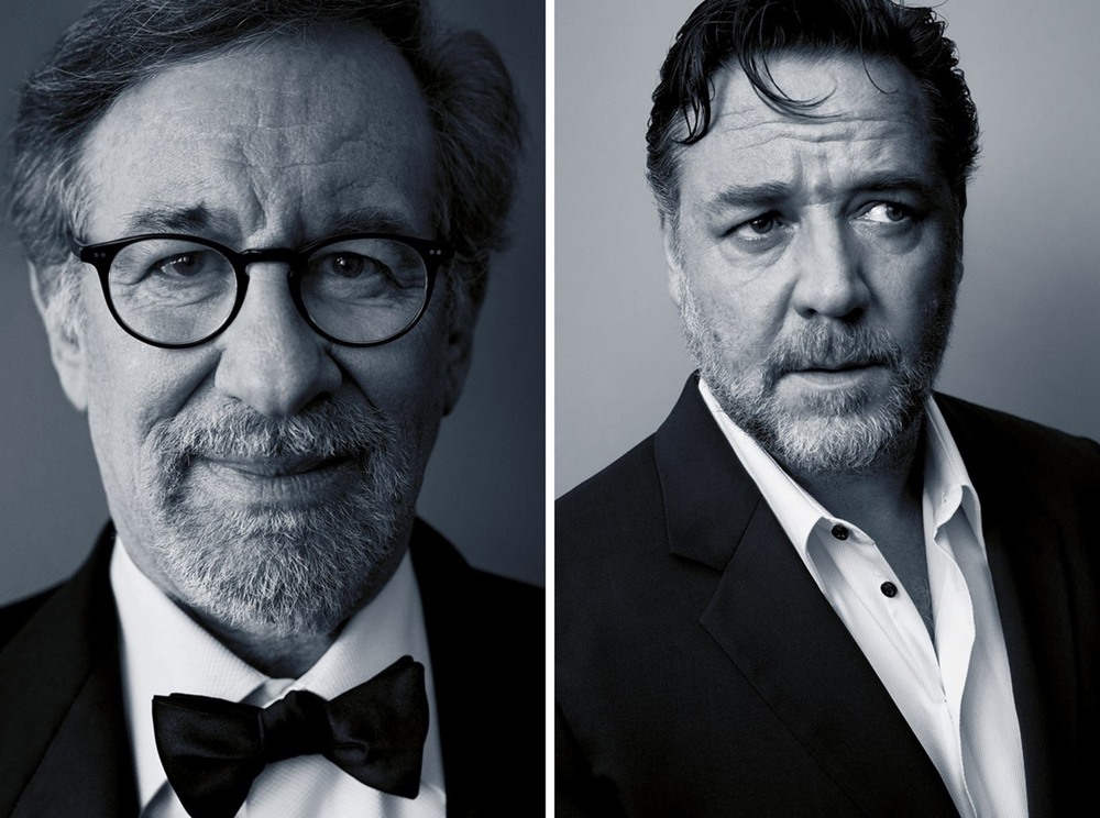 3 Steven Spielberg, Russell Crowe