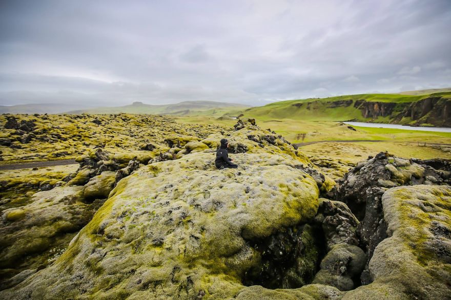 8 Looked at incredibly green fields in Iceland…