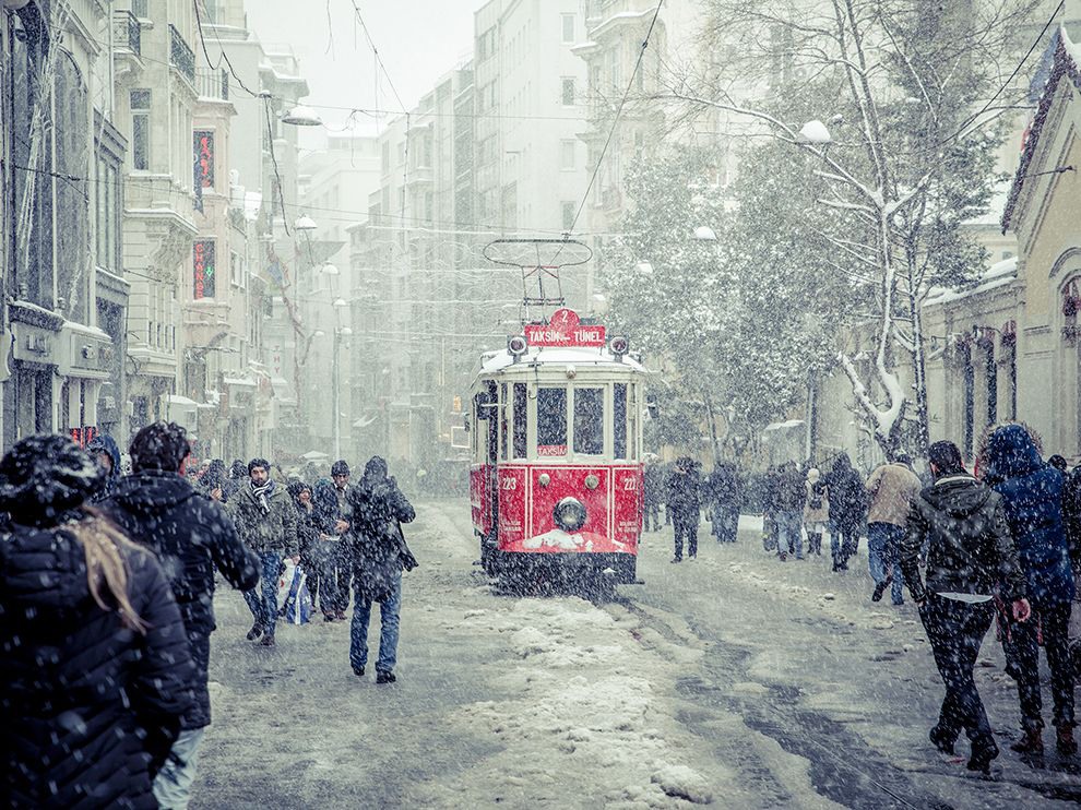 1 Snowed Out. Istanbul, Turkey. Photograph by Olga Gamburg.