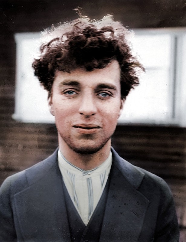 13 Charlie Chaplin at age 27, 1916. Photograph by BenAfleckIsAnOkActor.