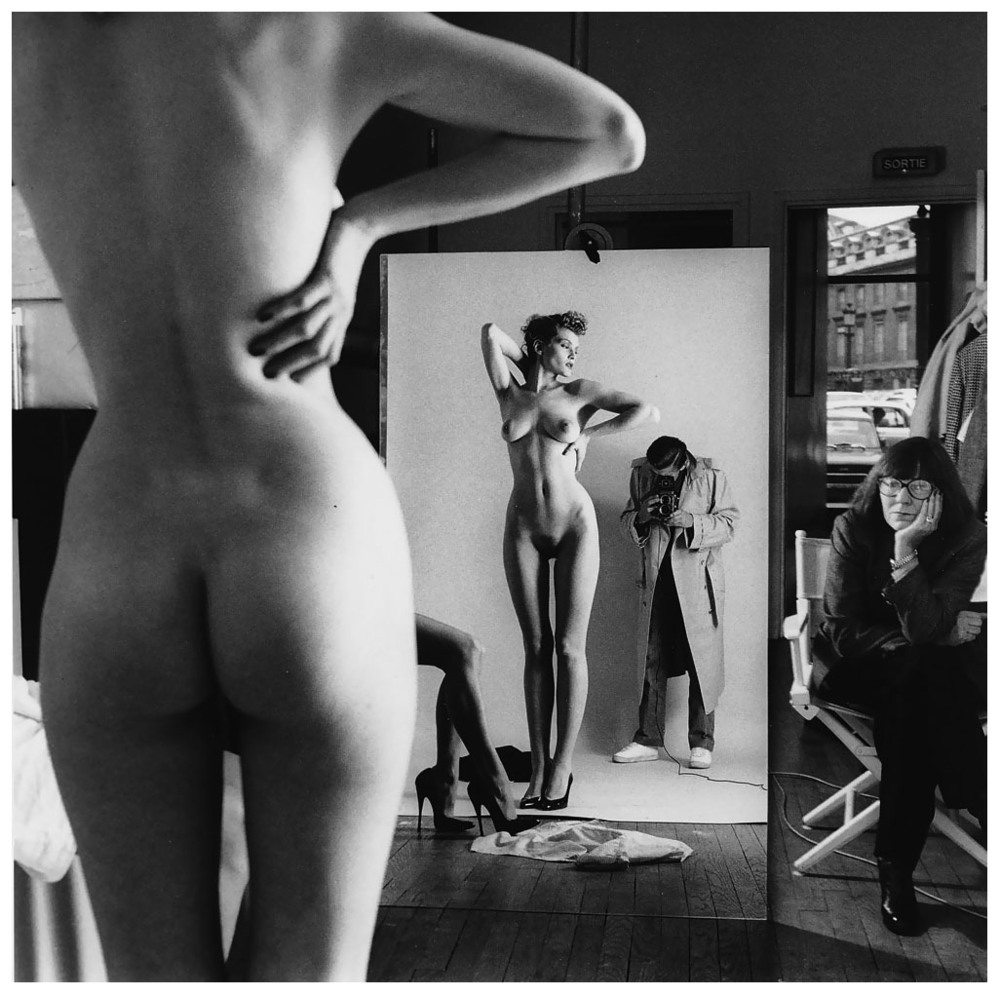 2 Helmut Newton, a self portrait with his wife and model, 1981.