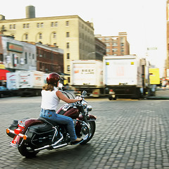 Gotta love driving a bike, especially when it's a Harley!